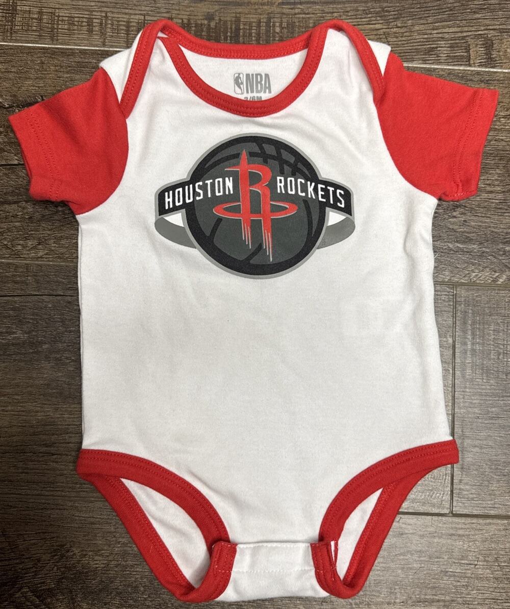 Houston Rockets Infant Baby 3-6M Bodysuit Romper Onsie NBA NEW
